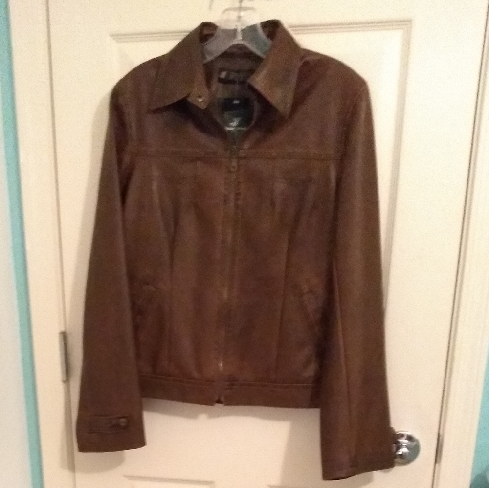 Faux Leather Jacket